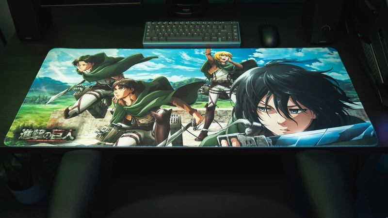 "Scouts Advance" — Attack on Titan Deskmat