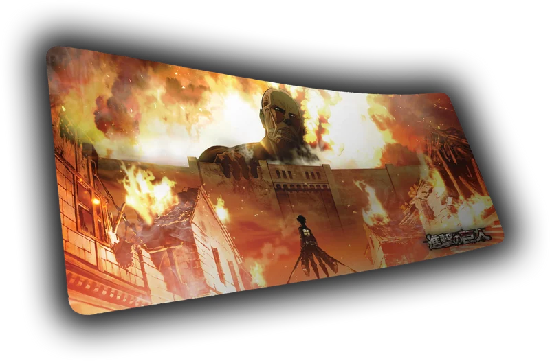 "The Colossals Arrival" — Attack on Titan Deskmat