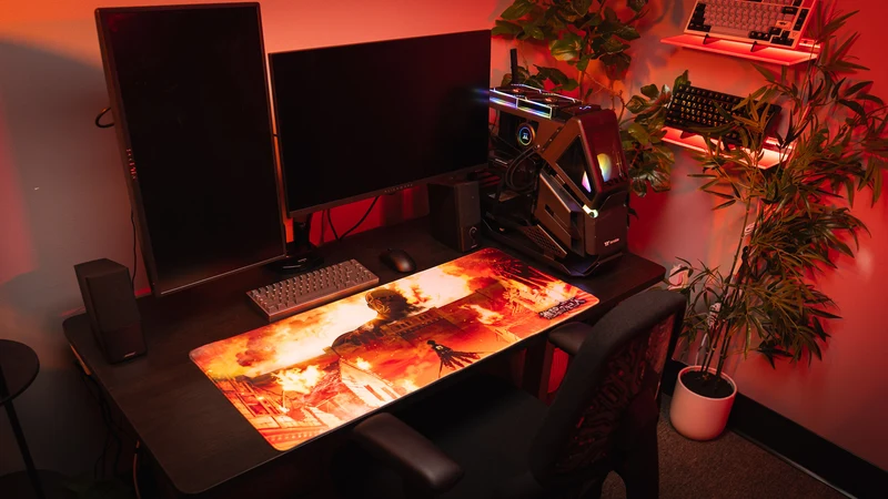 "The Colossals Arrival" — Attack on Titan Deskmat