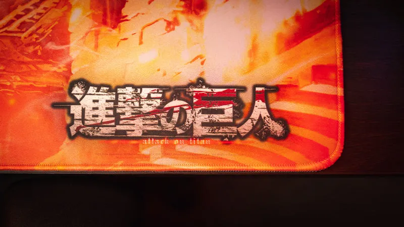 "The Colossals Arrival" — Attack on Titan Deskmat