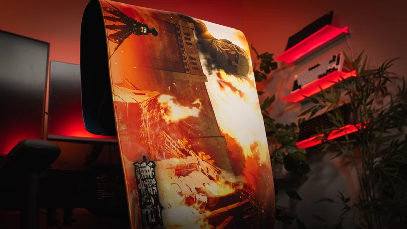 "The Colossals Arrival" — Attack on Titan Deskmat