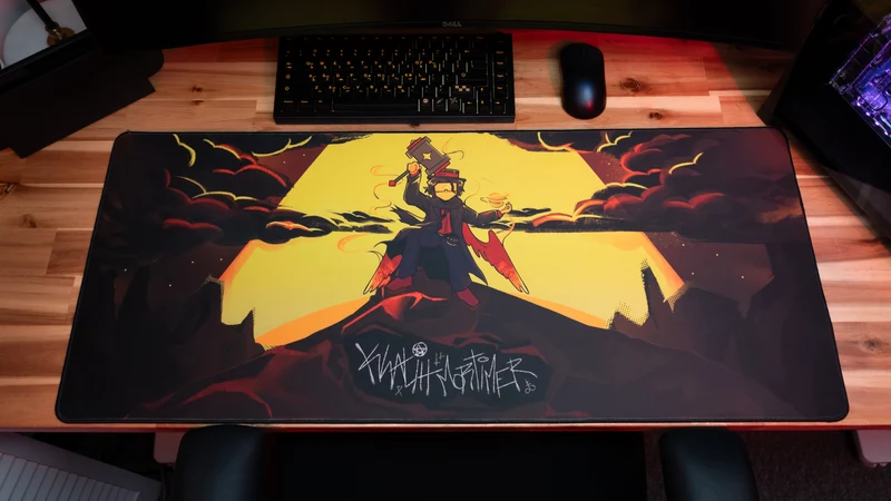 "Flarebound" — KhalihMortimer Deskmat