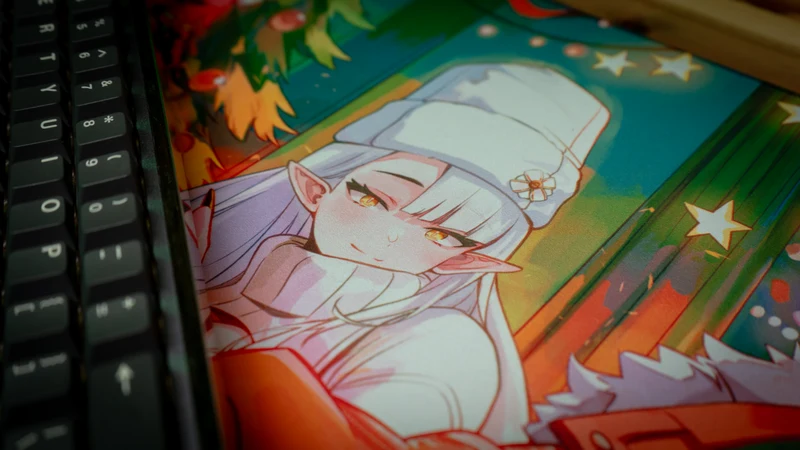 "A Zen Christmas" — Zentreya Deskmat