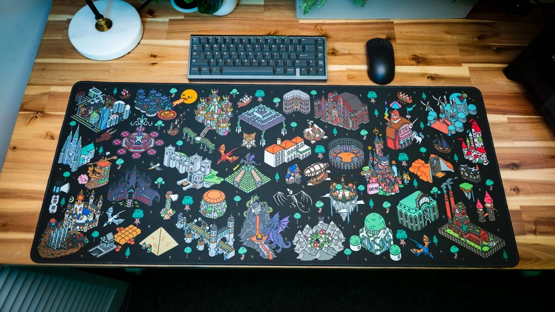 "Builders Playground v.3" — Linkzzey Deskmat