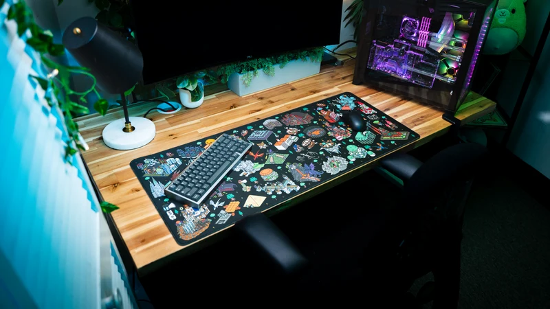 "Builders Playground v.3" — Linkzzey Deskmat