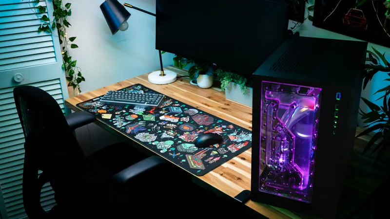 "Builders Playground v.3" — Linkzzey Deskmat