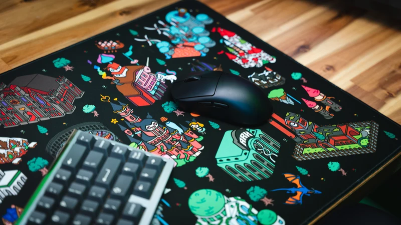"Builders Playground v.3" — Linkzzey Deskmat
