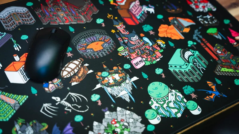 "Builders Playground v.3" — Linkzzey Deskmat