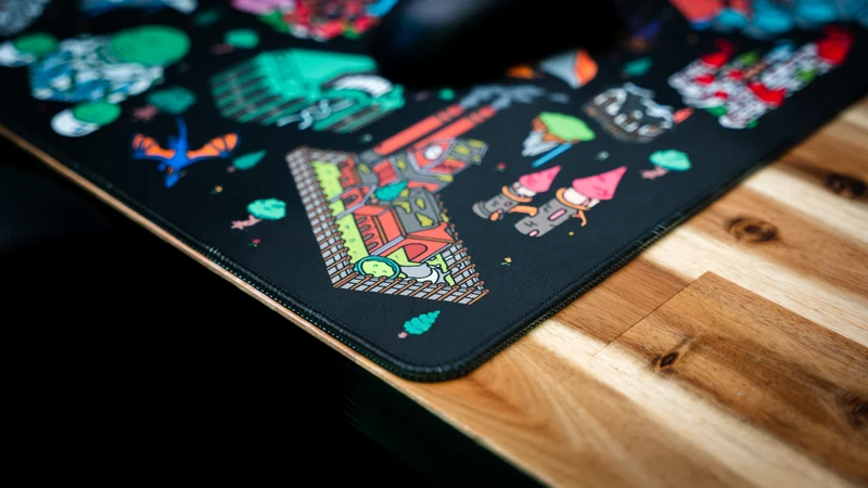 "Builders Playground v.3" — Linkzzey Deskmat