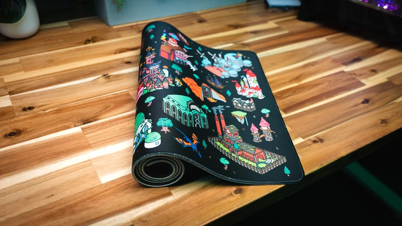 "Builders Playground v.3" — Linkzzey Deskmat