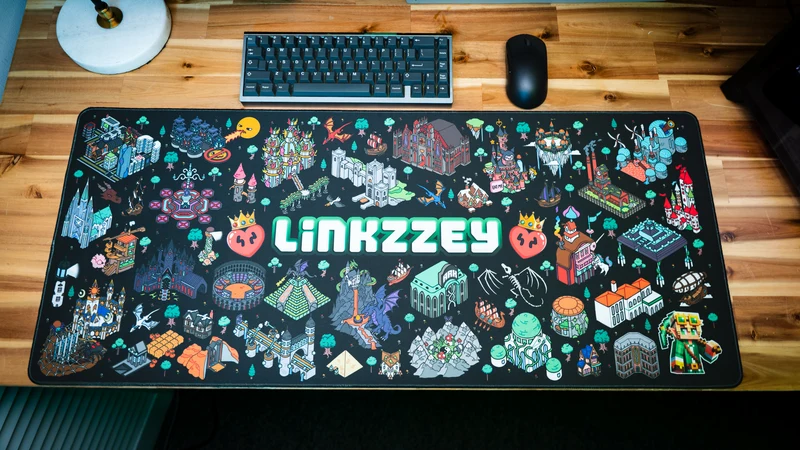 "Builders Playground v.1" — Linkzzey Deskmat
