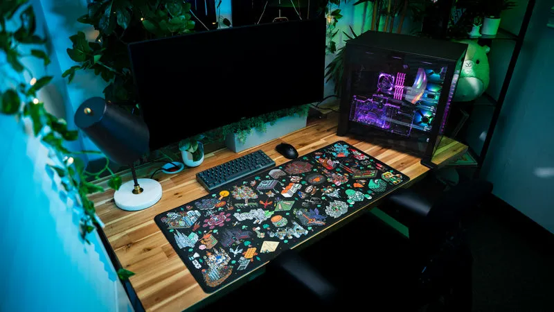 "Builders Playground v.2" — Linkzzey Deskmat