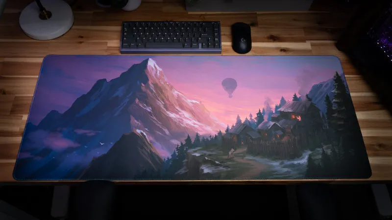 "Mountainside" — Willjum Deskmat
