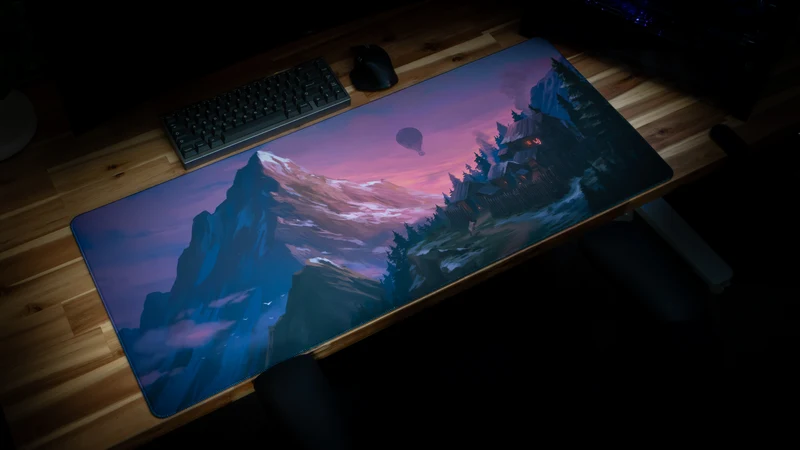 "Mountainside" — Willjum Deskmat