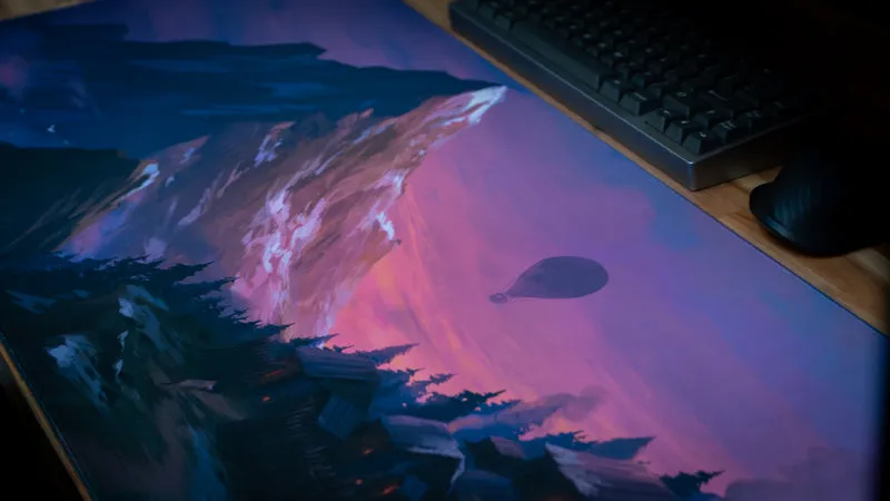 "Mountainside" — Willjum Deskmat