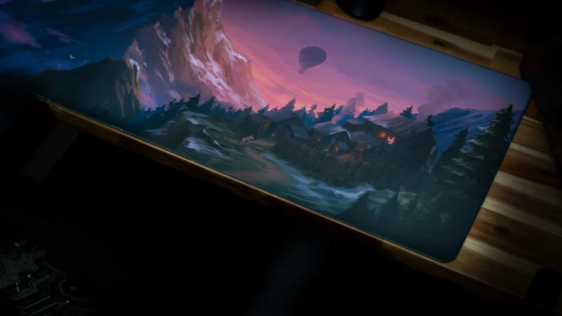 "Mountainside" — Willjum Deskmat