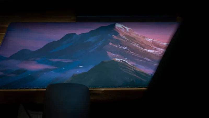 "Mountainside" — Willjum Deskmat