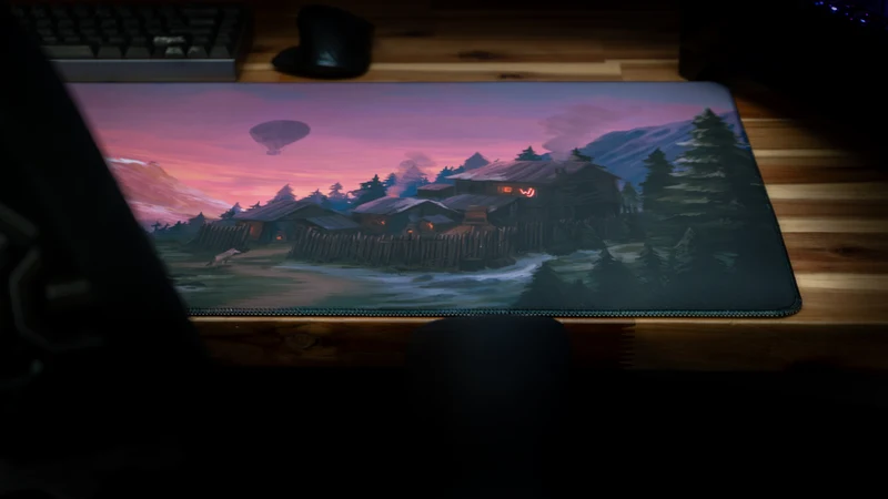 "Mountainside" — Willjum Deskmat
