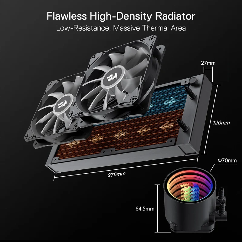 ARGB All-in-one AIO Liquid CPU Cooler