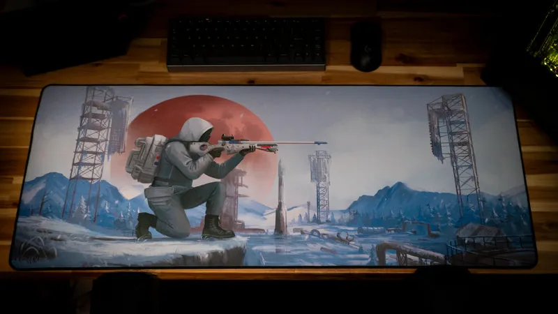 "Sniper's Paradise" — hJune Deskmat
