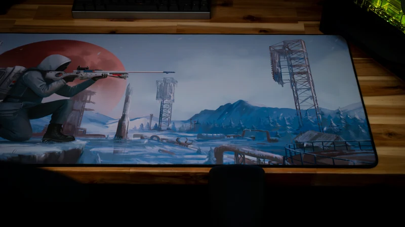 "Sniper's Paradise" — hJune Deskmat