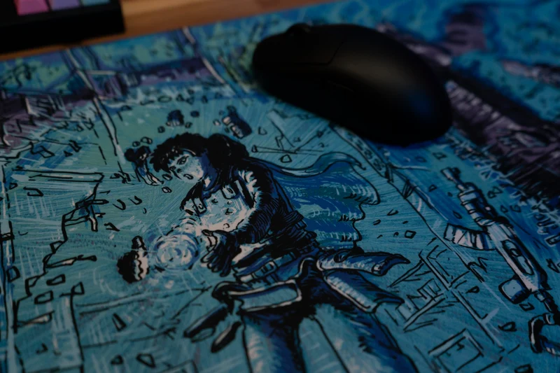 "Frostbite" — Rust Deskmat