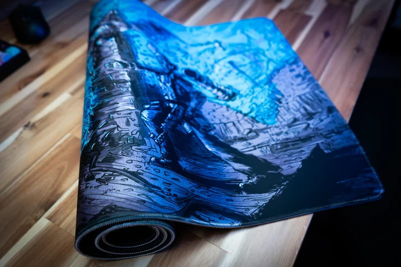 "Frostbite" — Rust Deskmat
