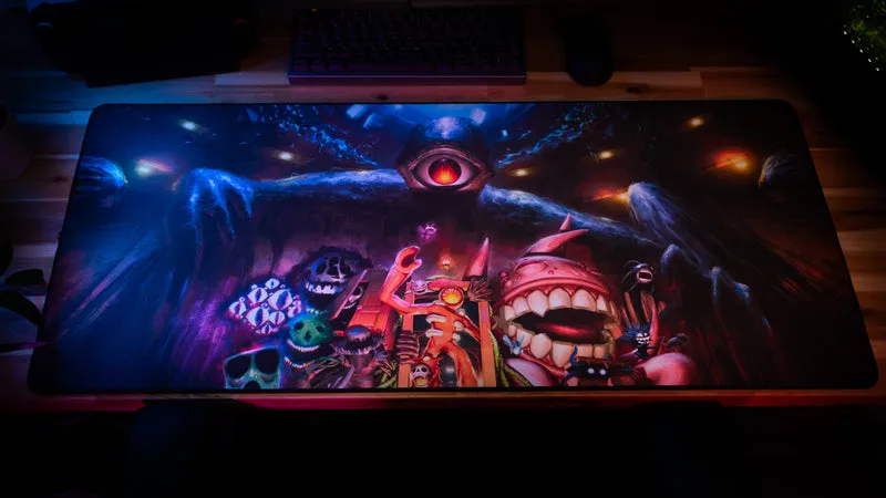 "Under the Guiding Light" — Doors Deskmat