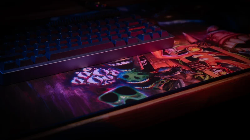 "Under the Guiding Light" — Doors Deskmat