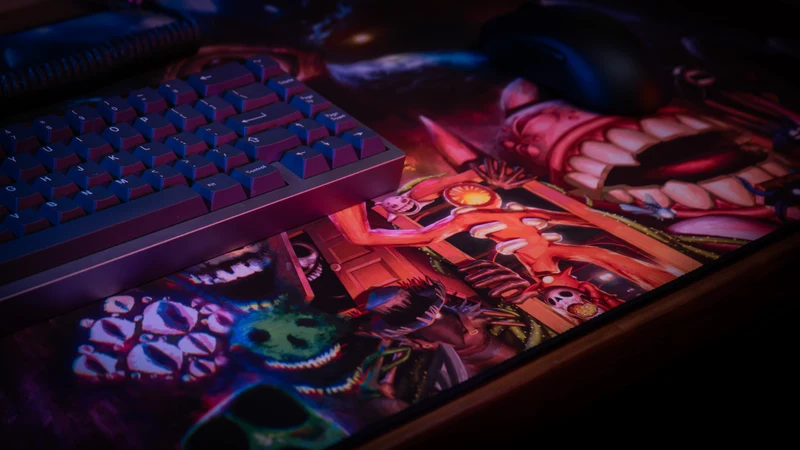 "Under the Guiding Light" — Doors Deskmat