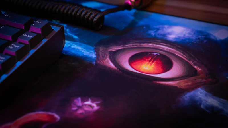 "Under the Guiding Light" — Doors Deskmat