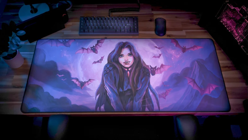 "Vampire Queen" — Rust Deskmat
