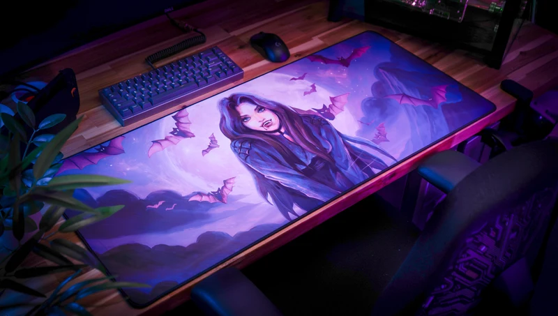 "Vampire Queen" — Rust Deskmat