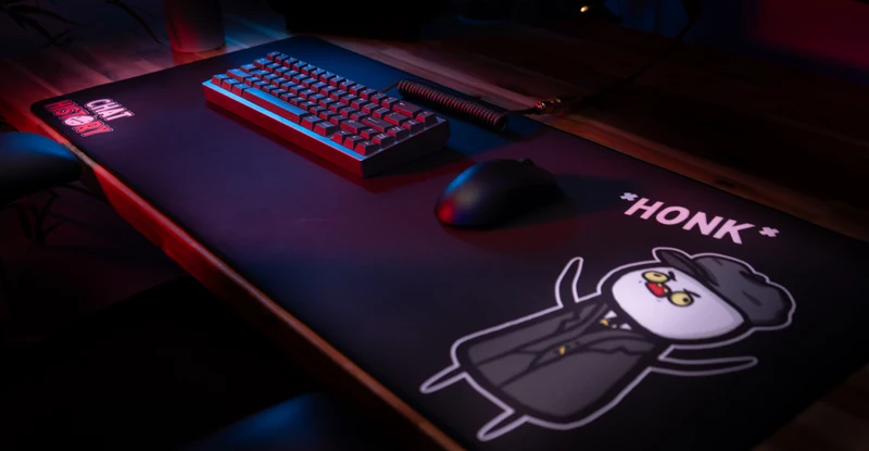 "Honkin' Chap" — Chat History Deskmat