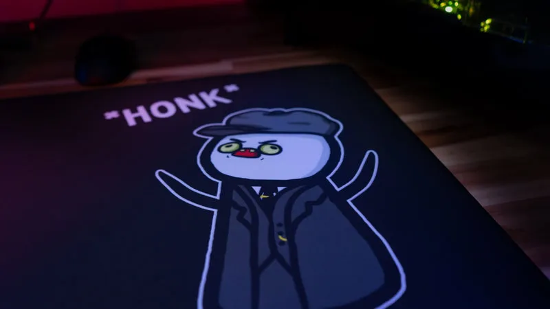 "Honkin' Chap" — Chat History Deskmat
