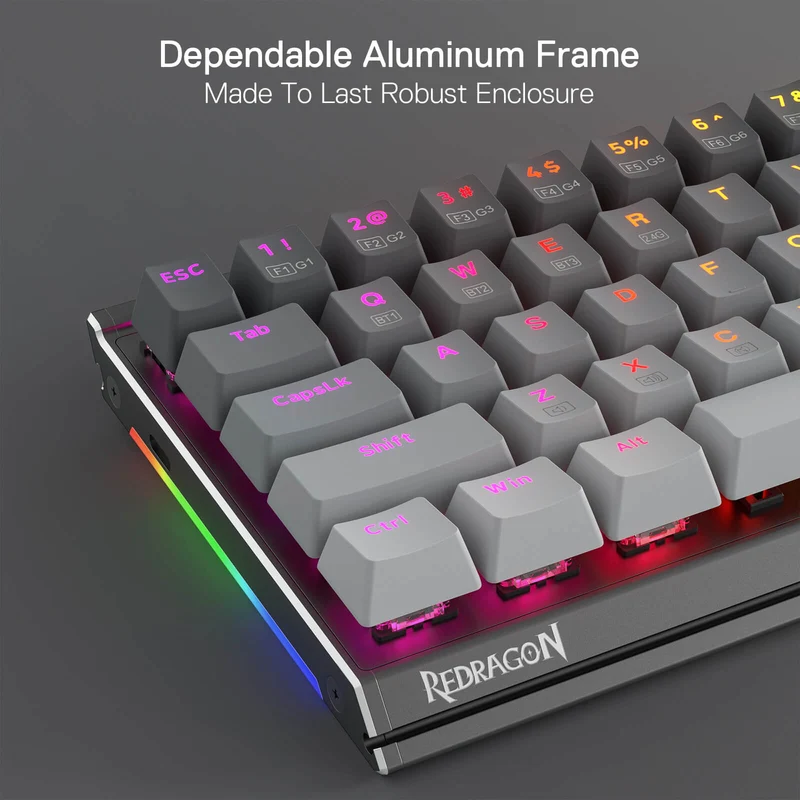 SHACO K641 Wired Aluminum Keyboard