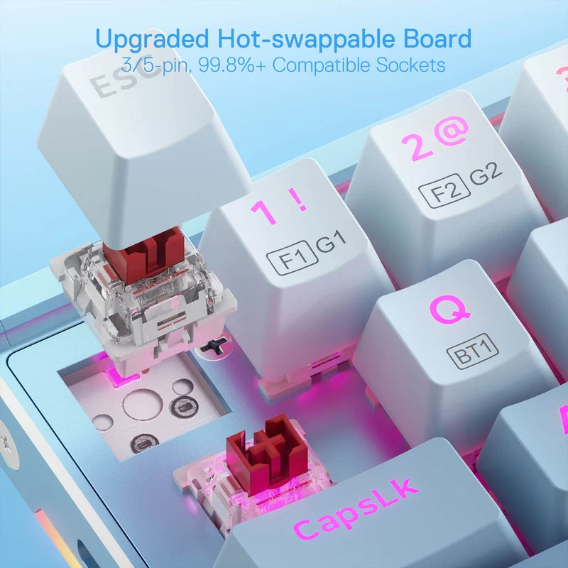 SHACO K641 Wired Aluminum Keyboard