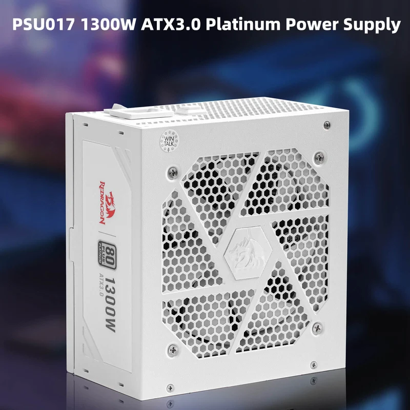 80+ Platinum 1000/1300 Watt ATX 3.0 Fully Modular Power Supply Includes a FREE 12VHPWR Cable