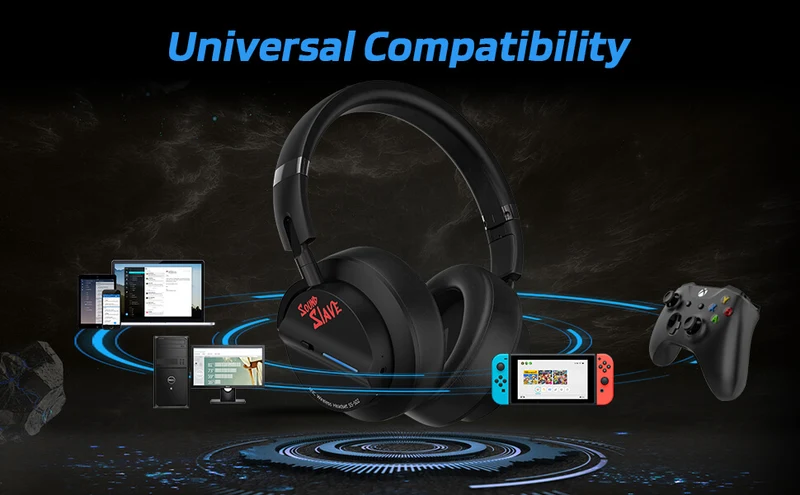 Redragon x LTC 2.4GHz/BT Wireless Headphones with Mic