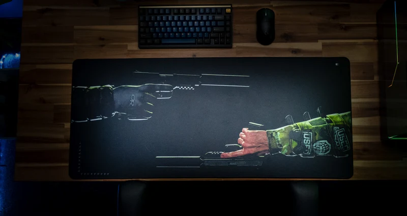 "Standoff" — JesseKazam Deskmat