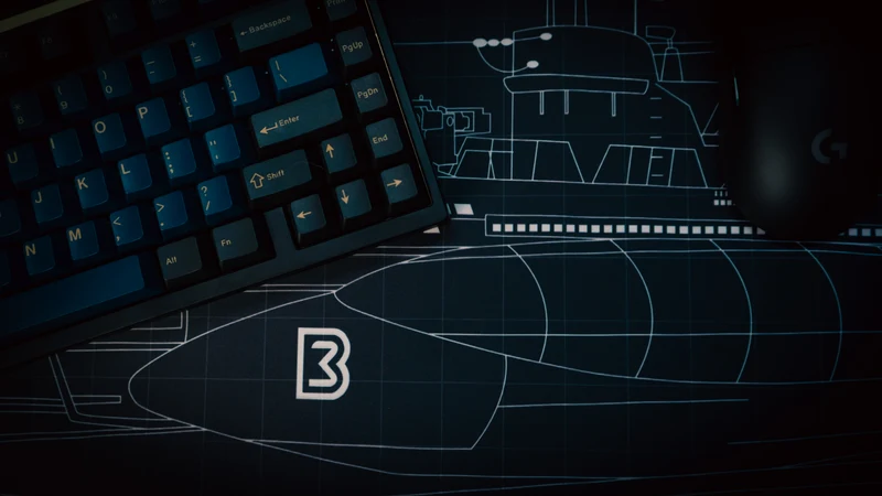 "Sealion" — Bitt3rSteel Deskmat