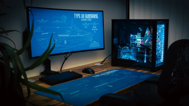 "Sealion" II — Bitt3rSteel Deskmat