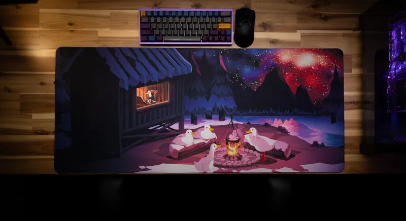 "Duck's Retreat" — August the Duck Deskmat
