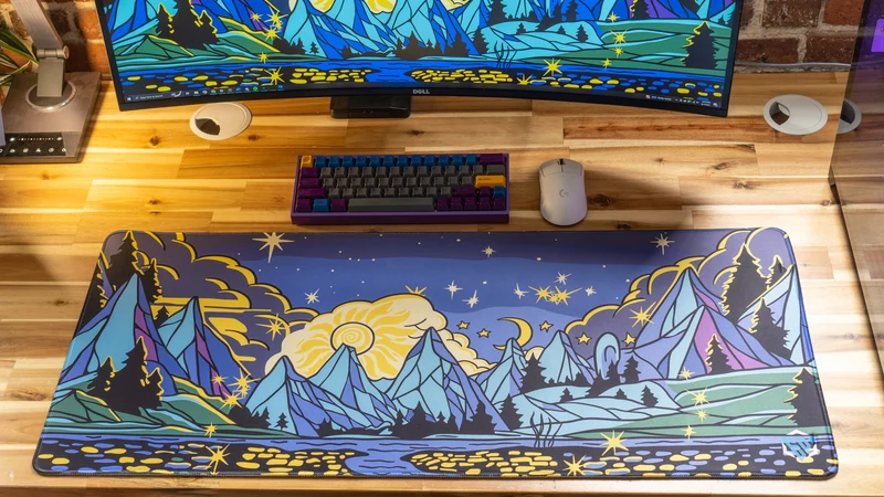 "Mystic Night" — Epic Desk Originals Deskmat