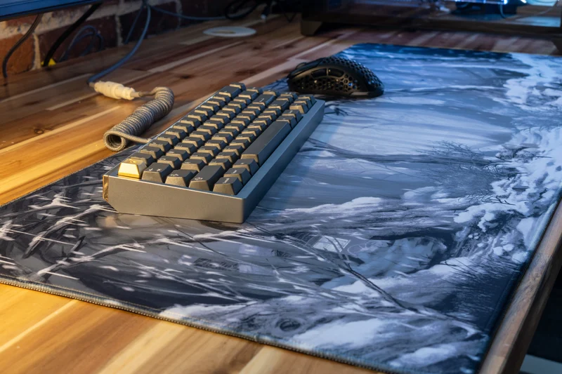 "White Serenity" — Epic Desk Originals Deskmat