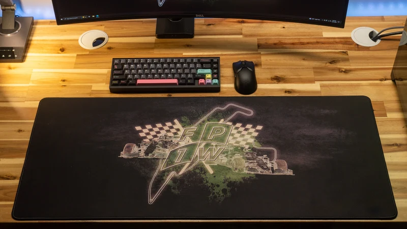 "Pole Position Pad" — FP1Will Deskmat