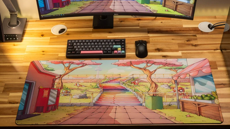 "Touching Grass" — EricVanWilderman Deskmat