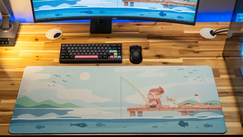 "Relaxing Day" — StanleyMOV Deskmat