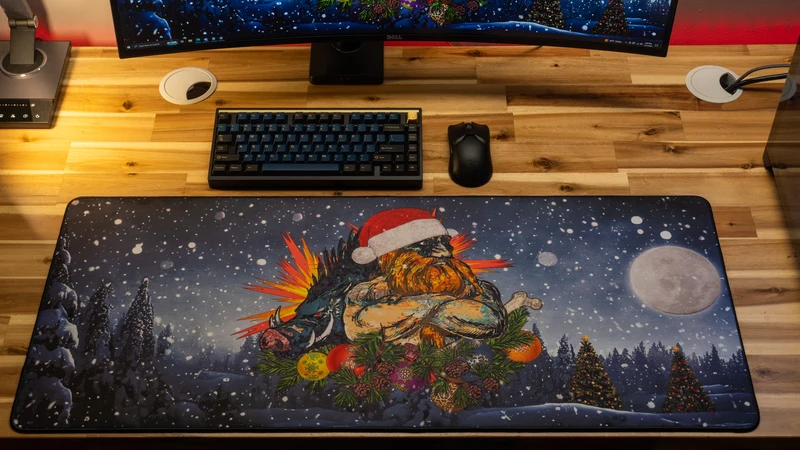 "Holiday Howard" — Rav Deskmat