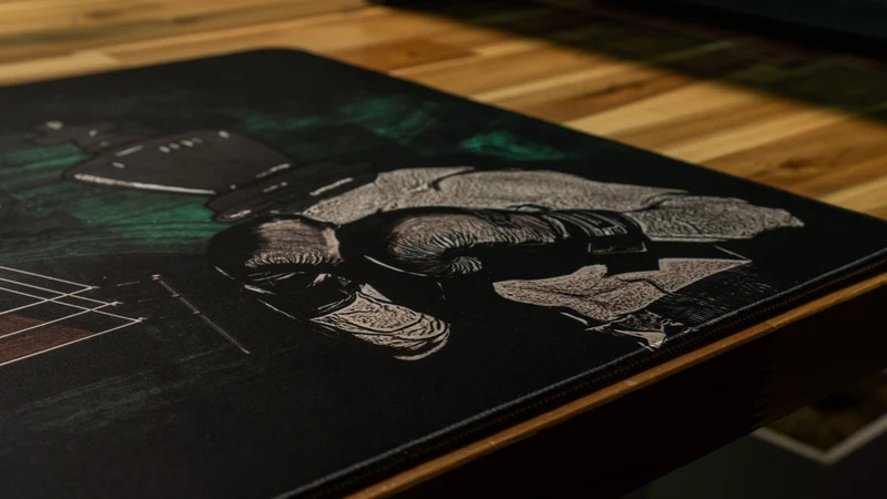 "Chessboxing Champ" — MovingwithMat Deskmat